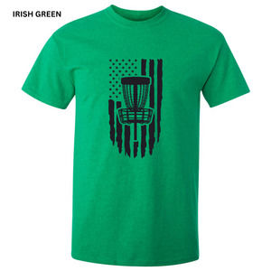 Disc Golf T-Shirt PATRIOTIC AMERICAN FLAG Shirt Choose SZ COLOR